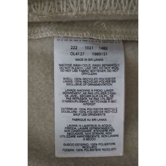 Mountain Hardware Women's Sz XS Beige Polartec Microfleece Full Zip Jacket - Picture 5 of 10